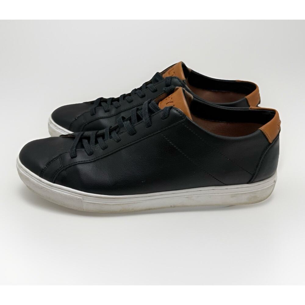BYLT Everyday Shoes Black Leather Low Top Minimalist Sneakers Men's Size 11.5